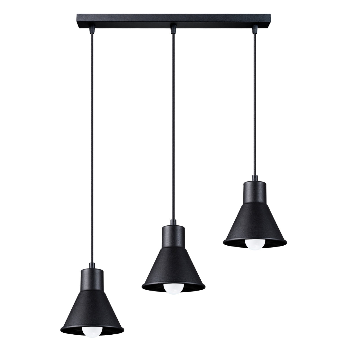 Hanglamp TALEJA 3 zwart [E27]