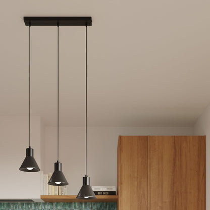 Hanglamp TALEJA 3 zwart [E27]