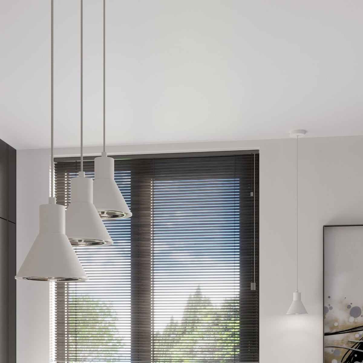 Hanglamp TALEJA 3 wit [ES111]