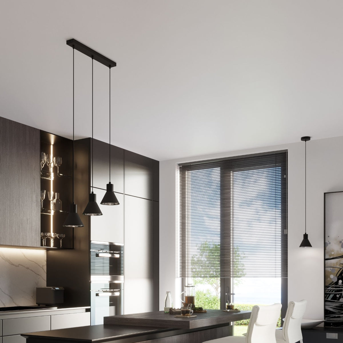 Hanglamp TALEJA 1 zwart [ES111]
