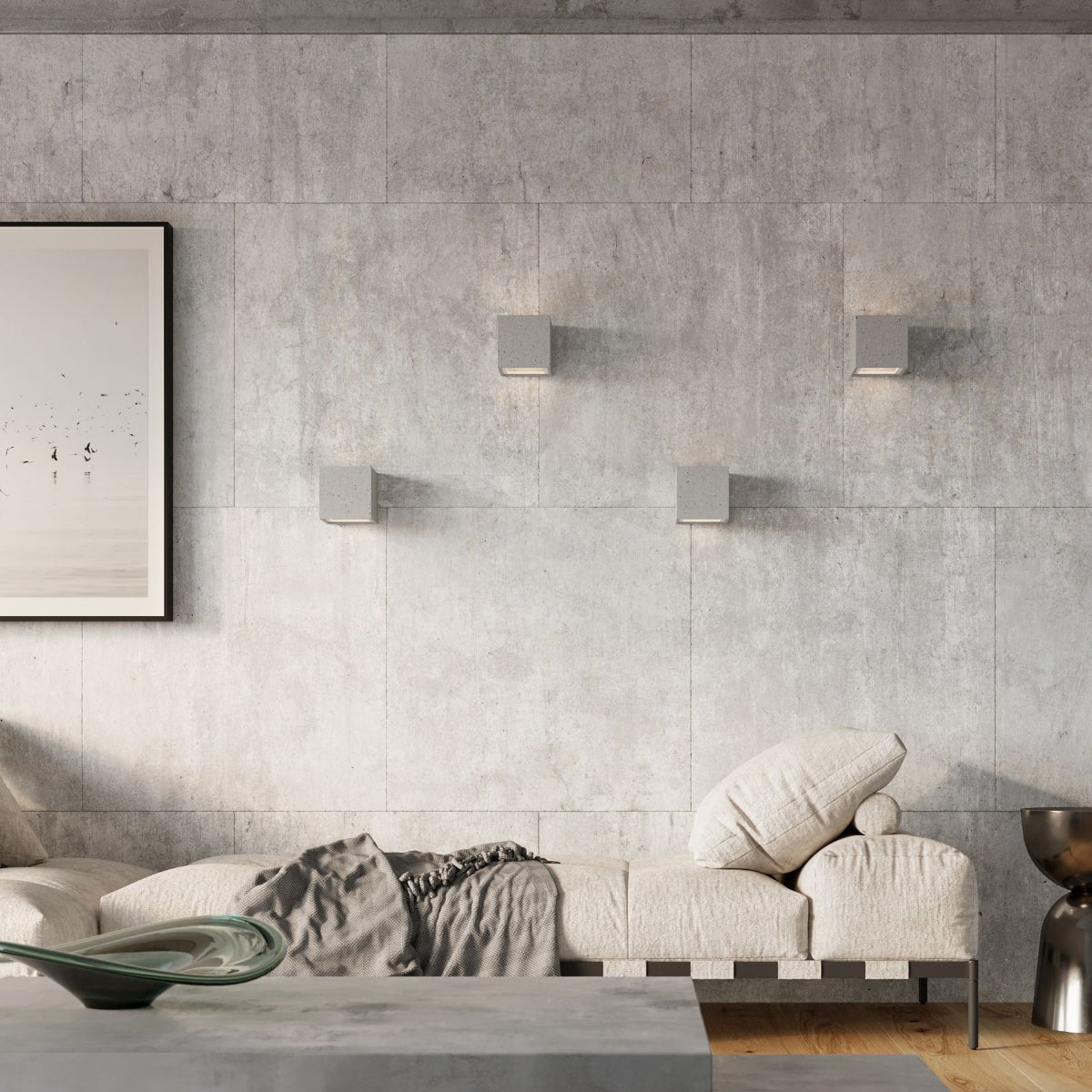 Wandlamp LEO beton