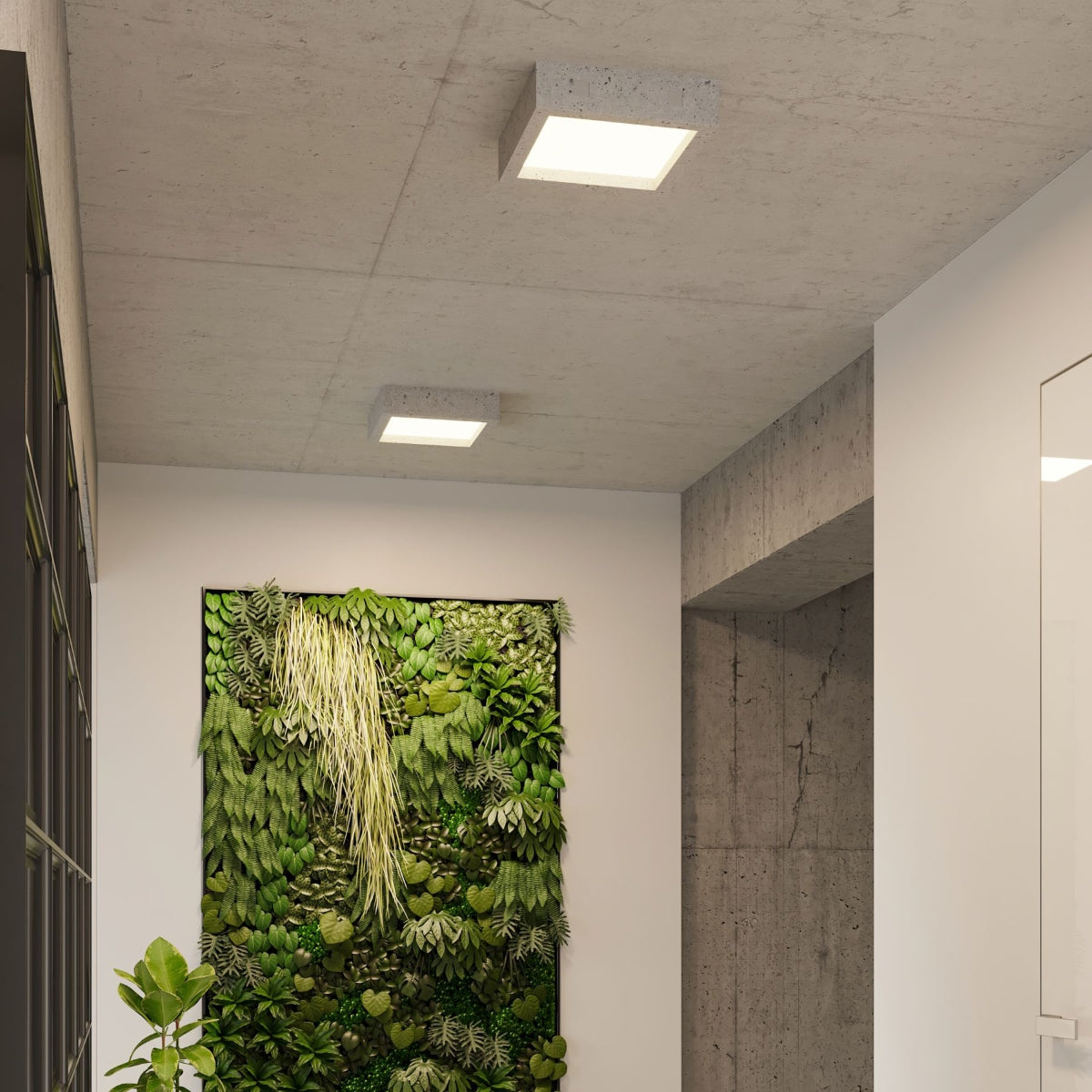Plafondlamp RIZA beton