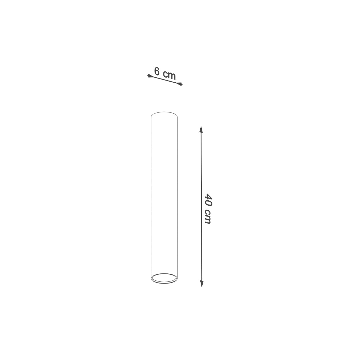Plafondlamp LAGOS 40 wit
