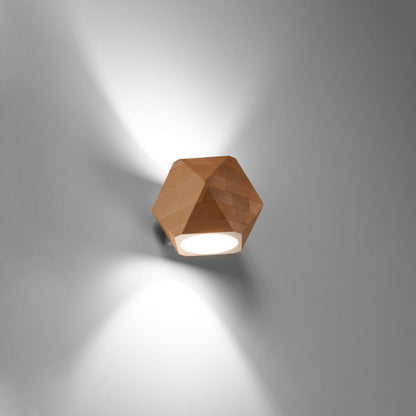 Wandlamp WOODY natuurlijk hout