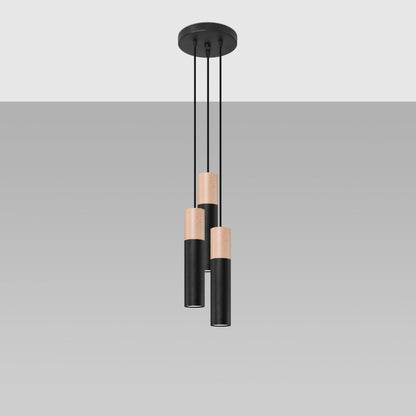 Hanglamp PABLO 3P zwart