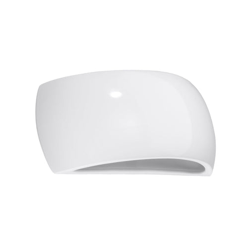 Gelakte wandlamp PONTIUS wit glans