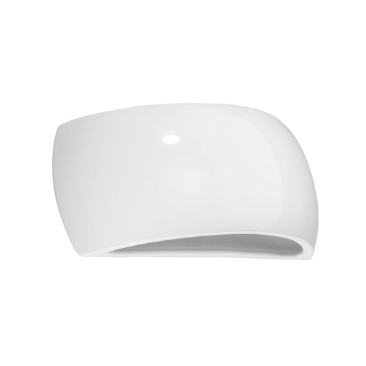 Gelakte wandlamp PONTIUS wit glans