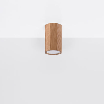 Plafondlamp ZEKE 10 eik