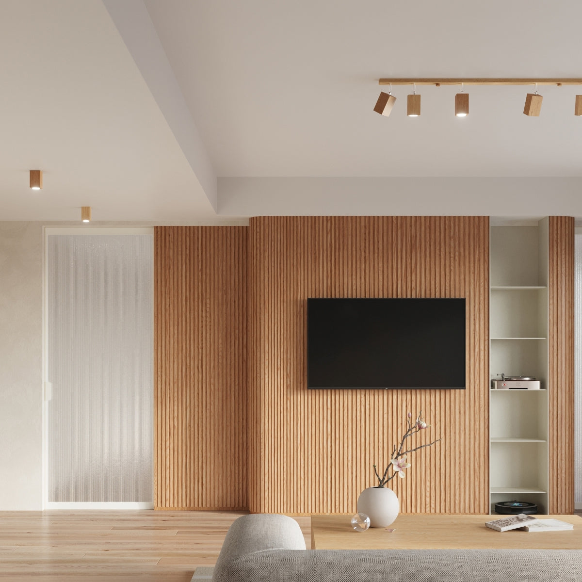 Wandlamp KEKE eik