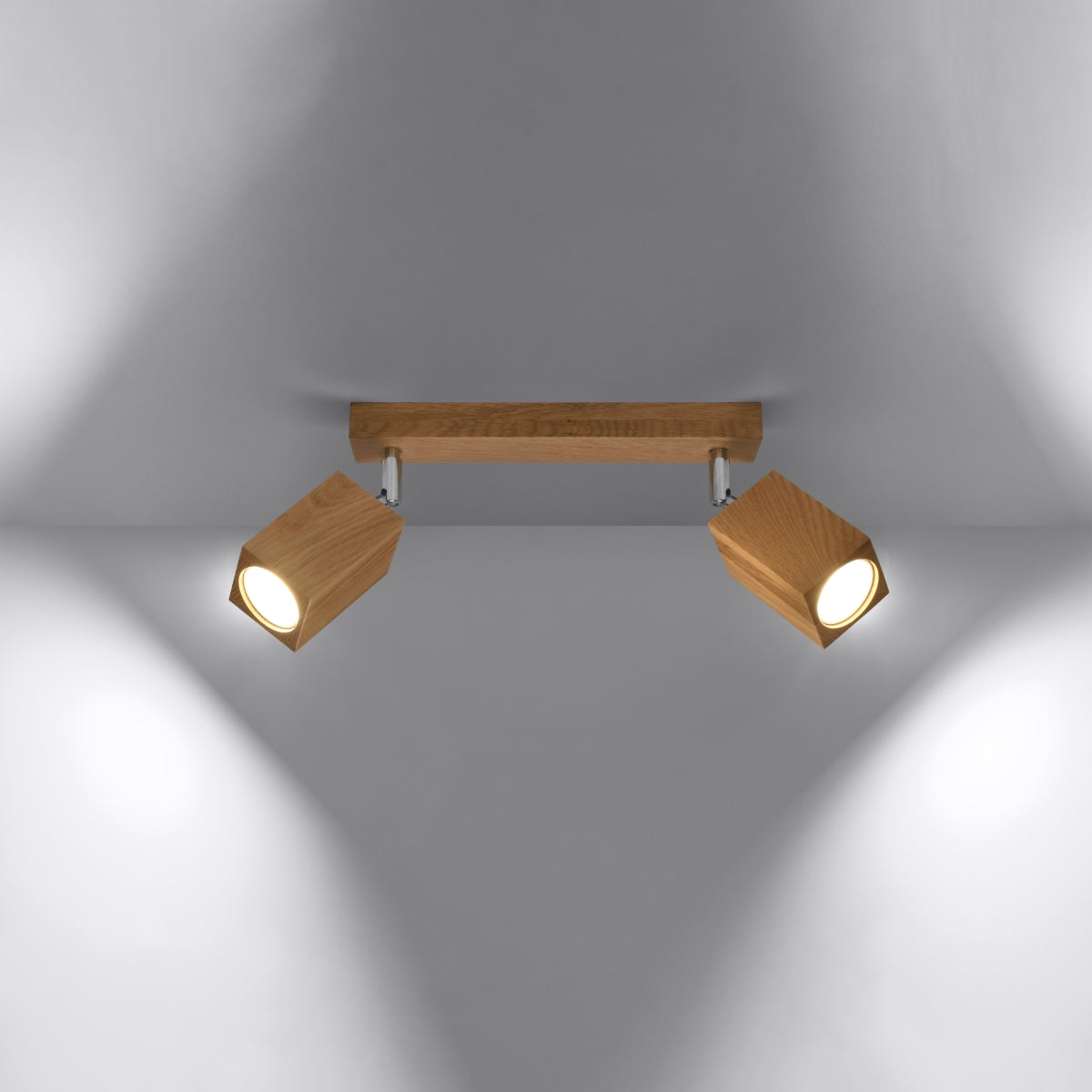 Plafondlamp KEKE 2 eik