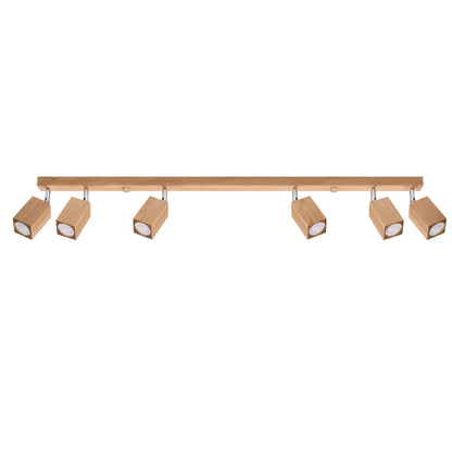 Plafondlamp KEKE 6 eik