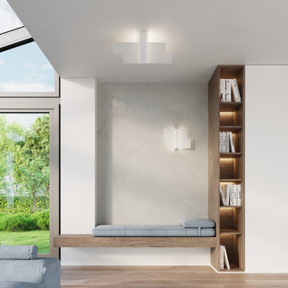 Wandlamp MASSIMO wit