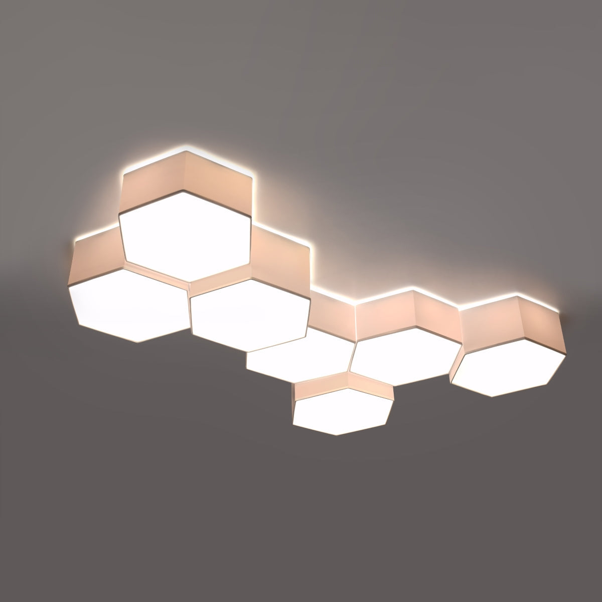 Plafondlamp SUNDE 11 wit