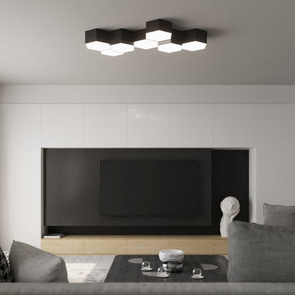 Plafondlamp SUNDE 13 zwart