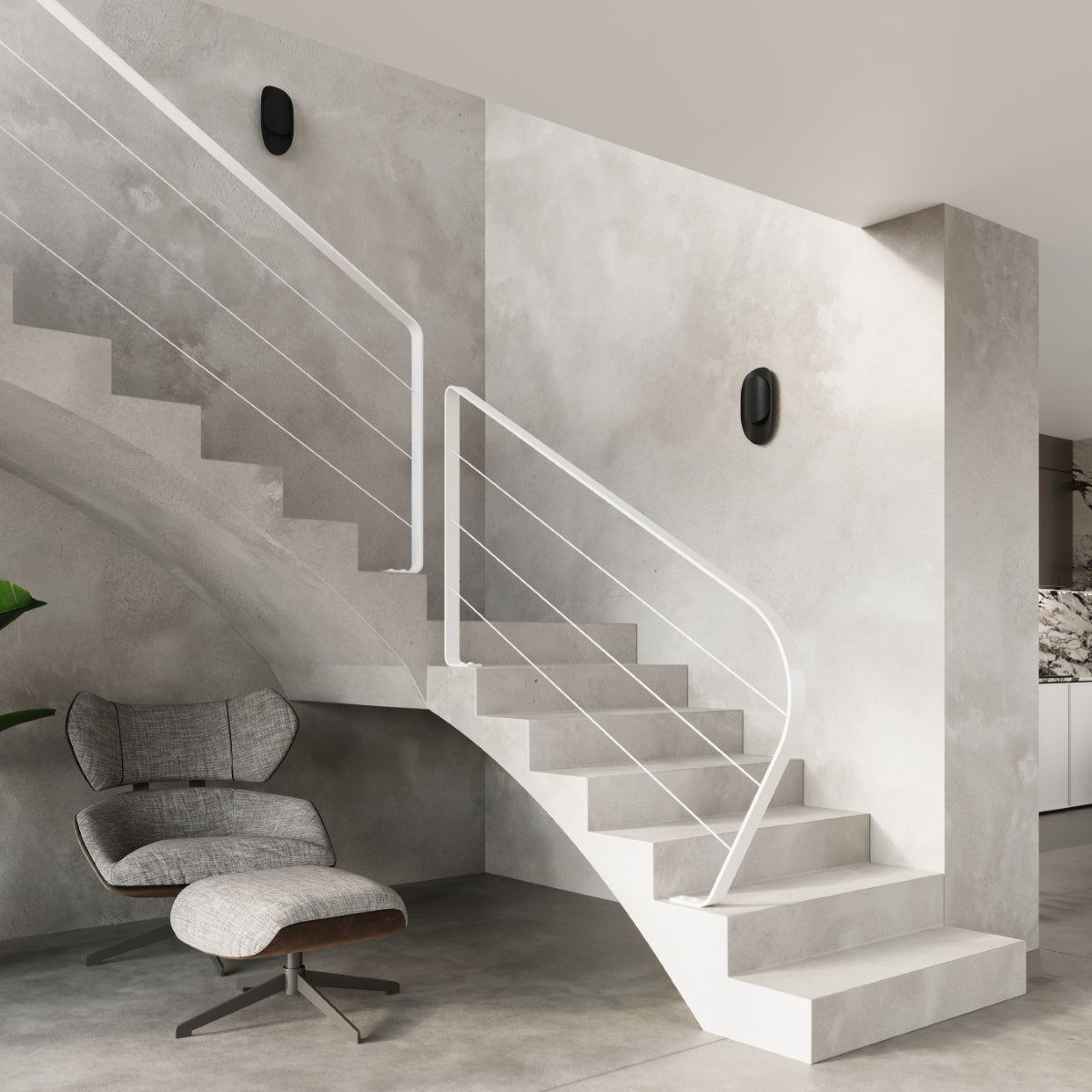 Wandlamp TEAR zwart