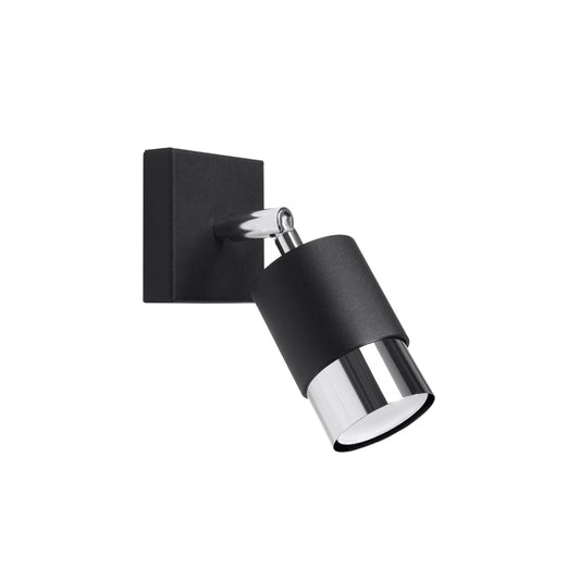 Wandlamp NERO zwart/chroom