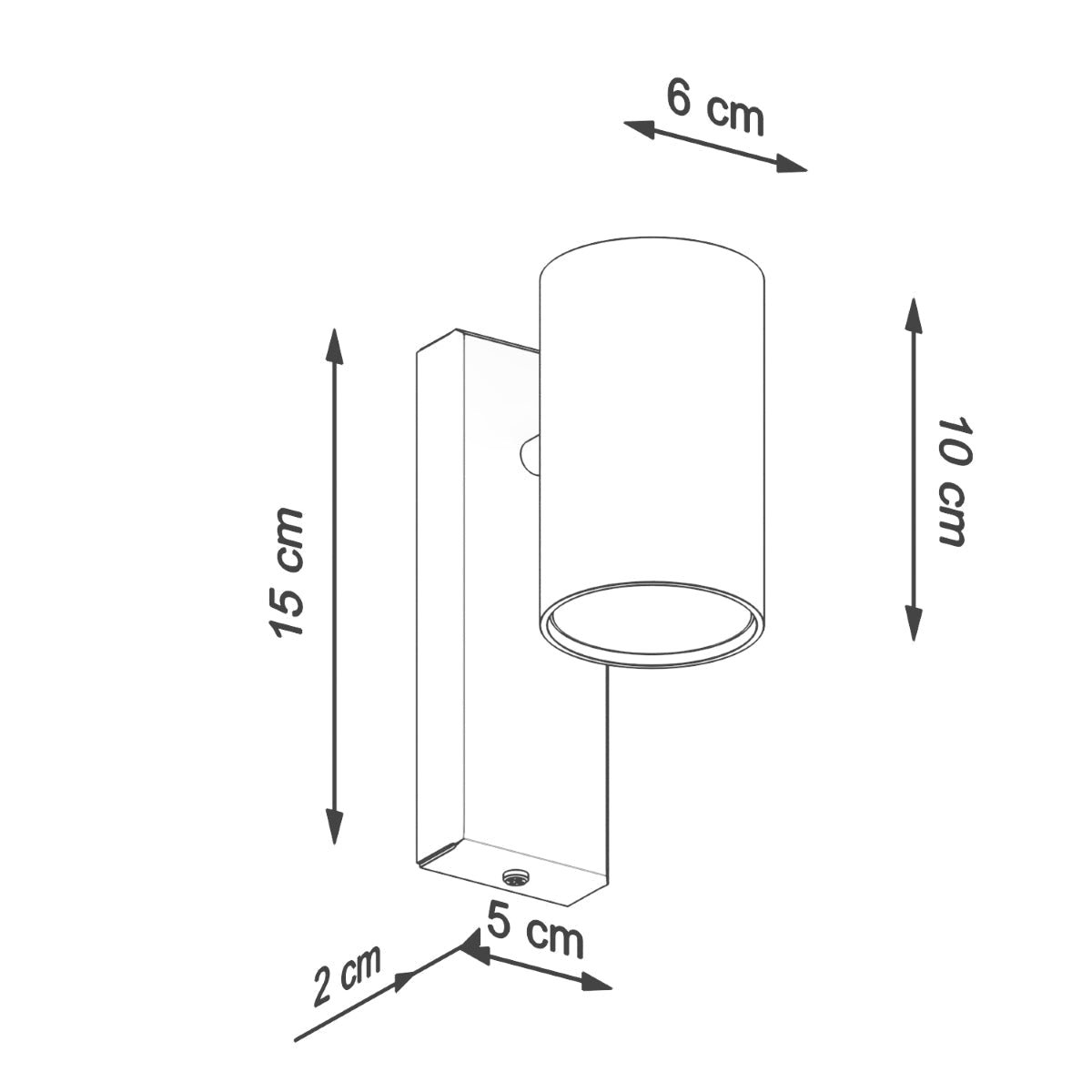 Wandlamp UTTI zwart