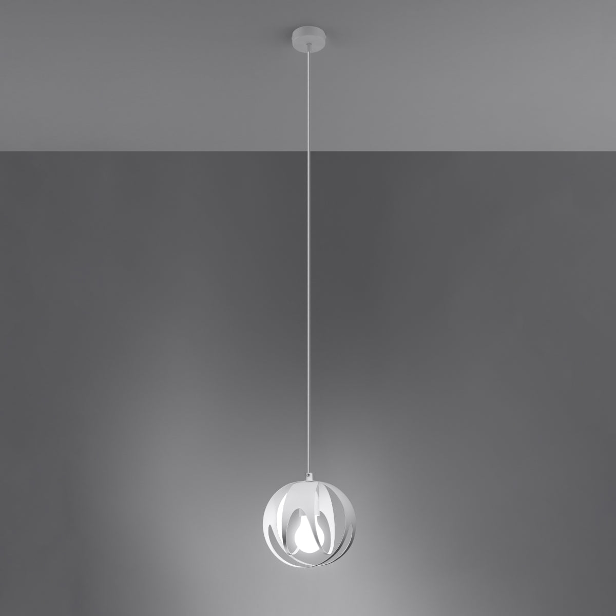 Hanglamp TULOS 1 wit