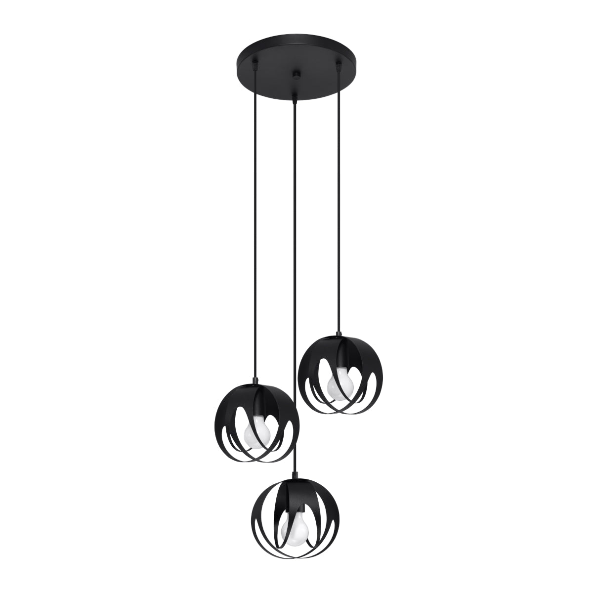 Hanglamp TULOS 3P zwart