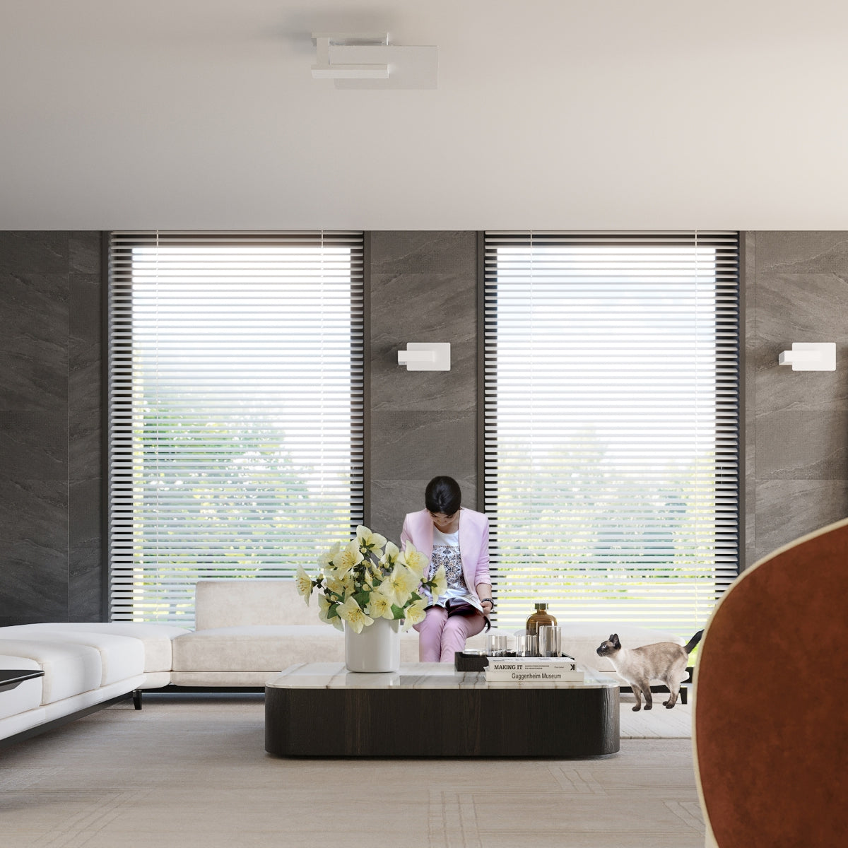 Wandlamp LAPPO wit