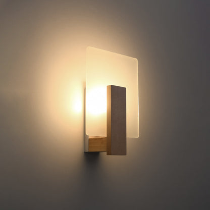 Wandlamp LAPPO naturel hout