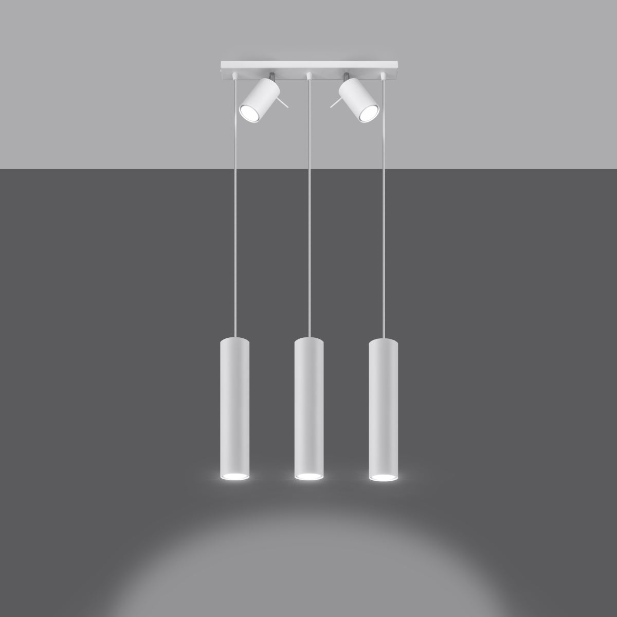 Hanglamp RING 3 wit