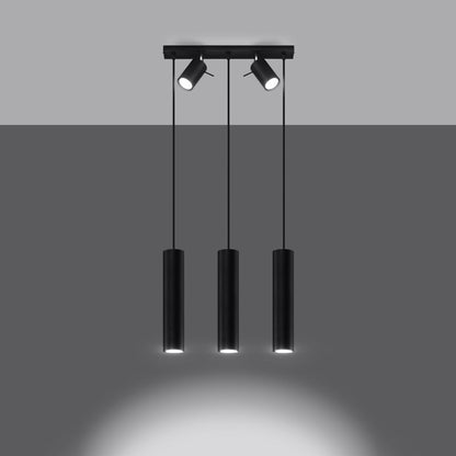 Hanglamp RING 3 zwart