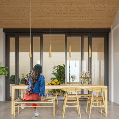 Hanglamp SULA 1 naturel hout