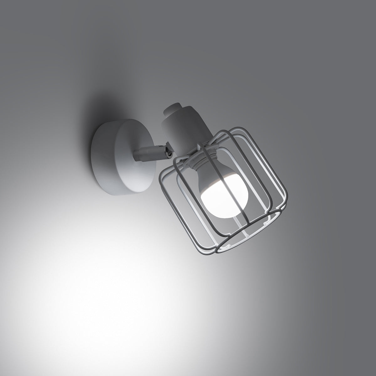 Wandlamp BELUCI 1 wit