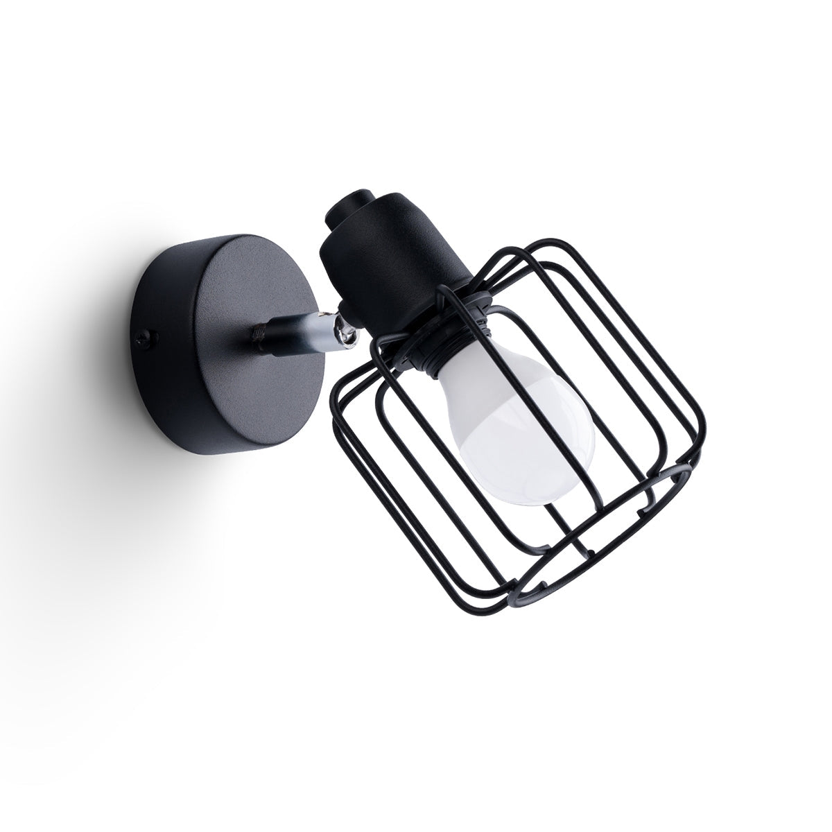 Wandlamp BELUCI 1 zwart