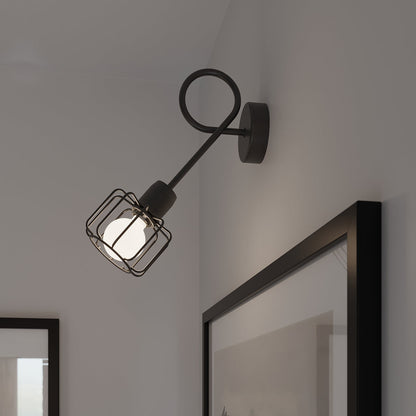 Wandlamp BELUCI 1 zwart