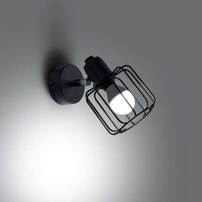 Wandlamp BELUCI 1 zwart