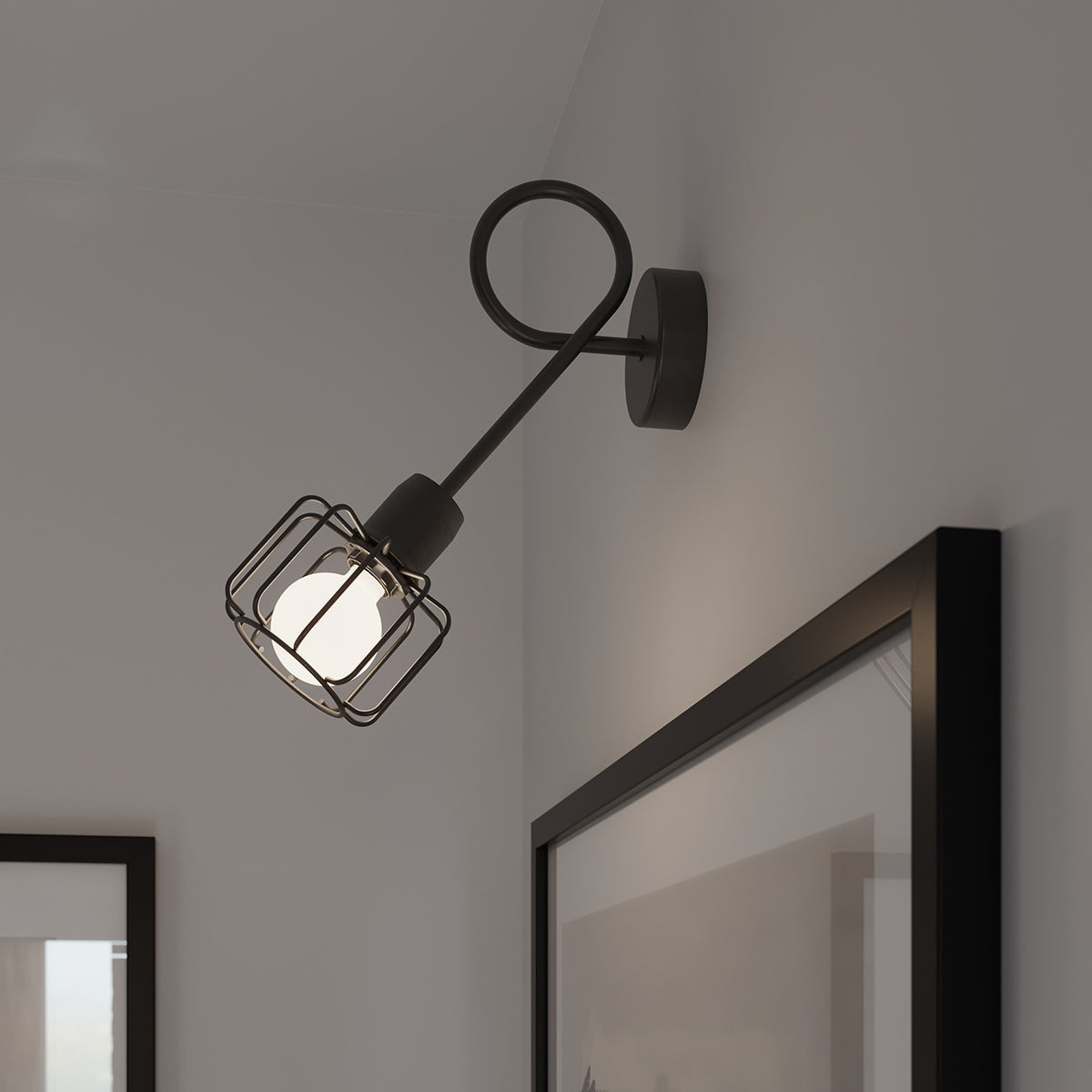 Plafondlamp BELUCI 2 zwart