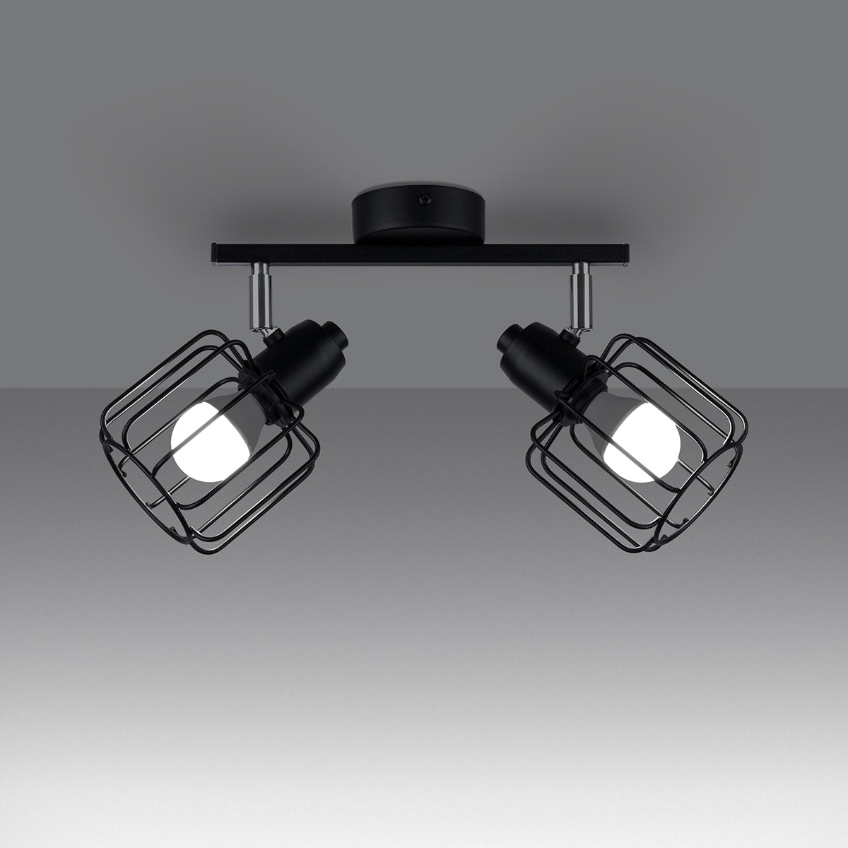 Plafondlamp BELUCI 2 zwart