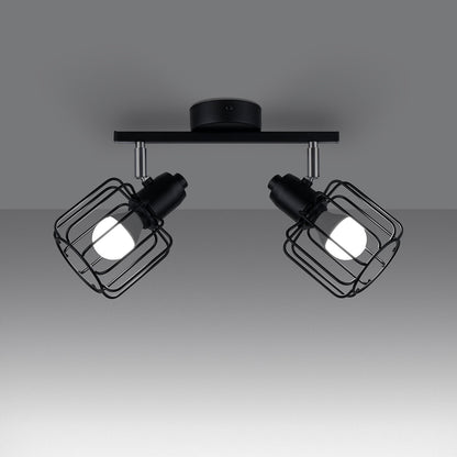 Plafondlamp BELUCI 2 zwart