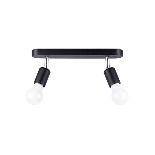 Plafondlamp FORNES 2 zwart