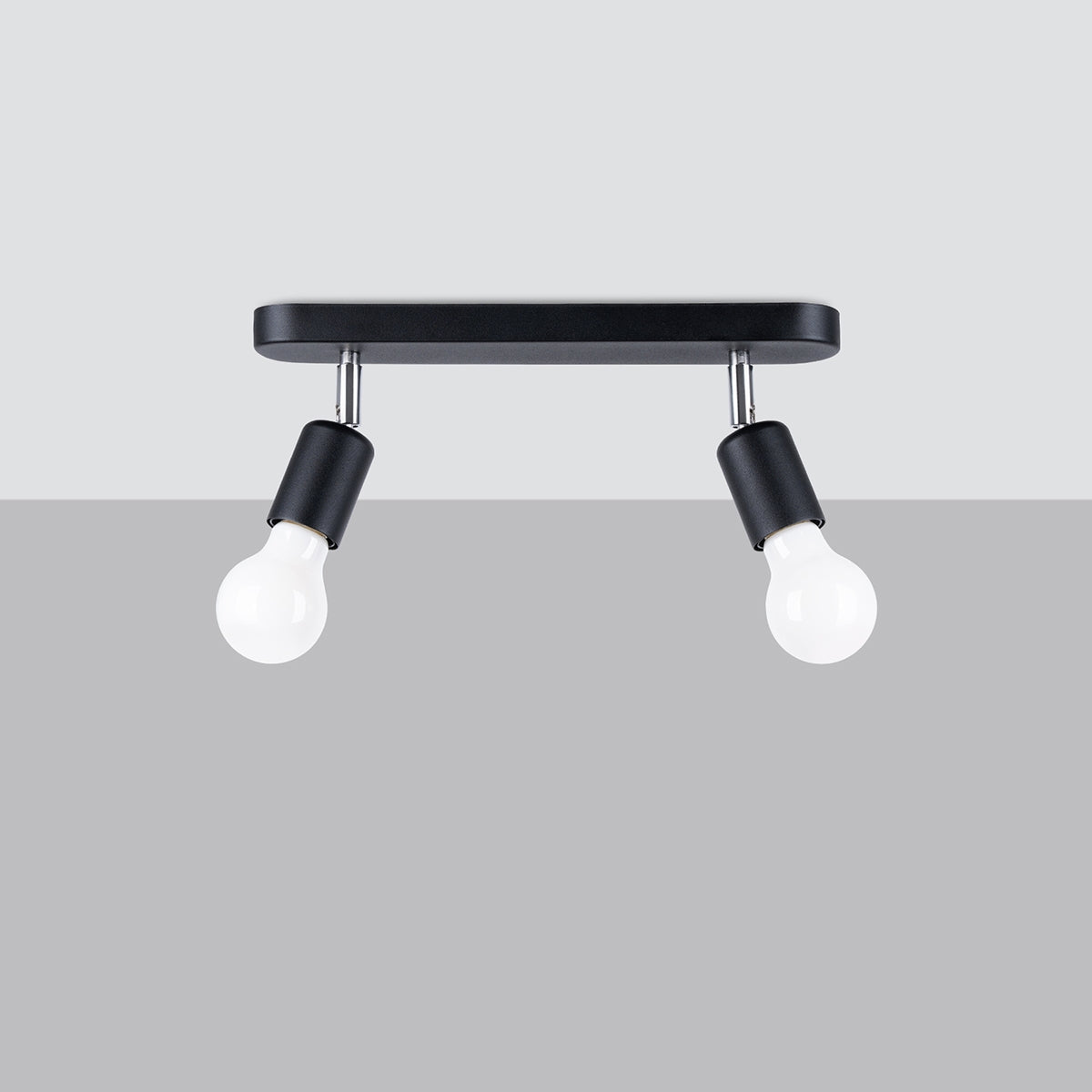 Plafondlamp FORNES 2 zwart
