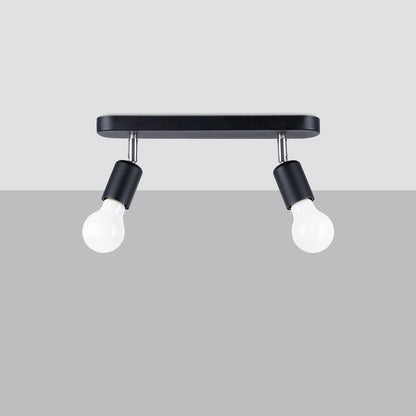 Plafondlamp FORNES 2 zwart