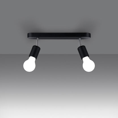 Plafondlamp FORNES 2 zwart