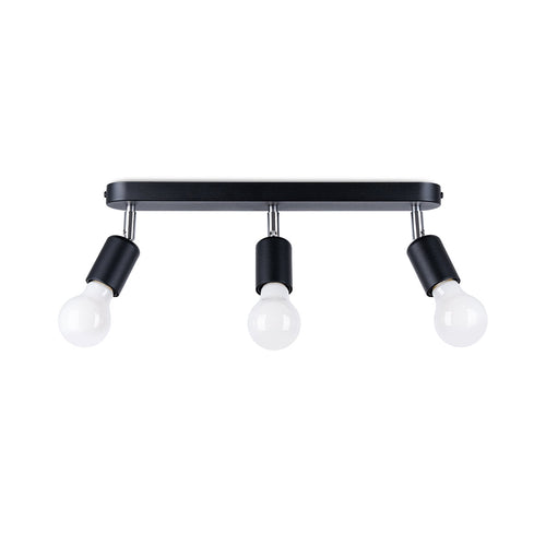 Plafondlamp FORNES 3 zwart