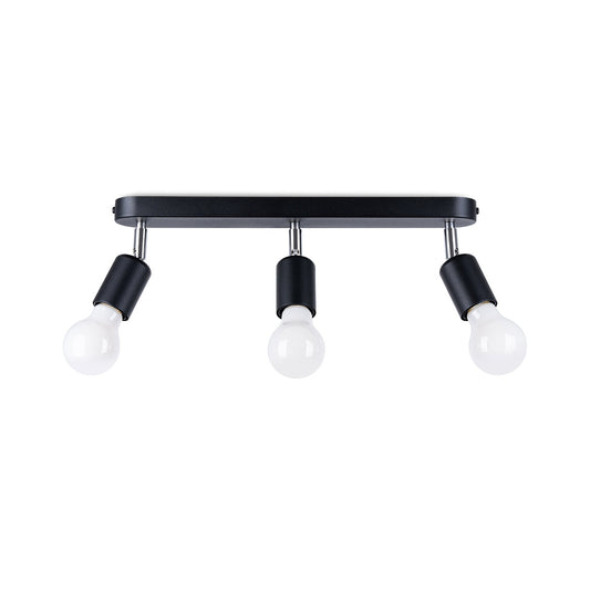 Plafondlamp FORNES 3 zwart