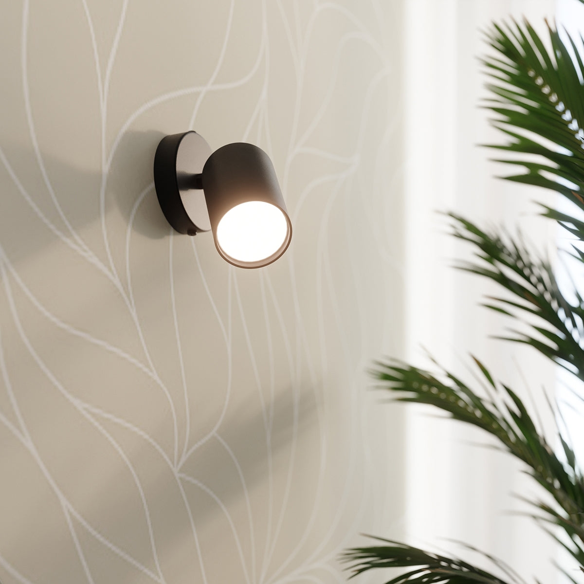 Wandlamp LEMMI 1 zwart