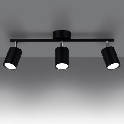 Plafondlamp LEMMI 3 zwart