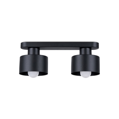 Plafondlamp SAVAR 2 zwart