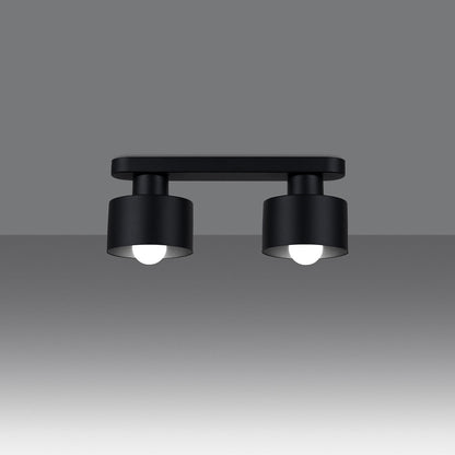 Plafondlamp SAVAR 2 zwart