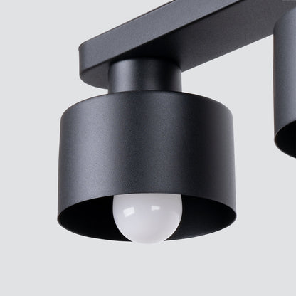 Plafondlamp SAVAR 2 zwart