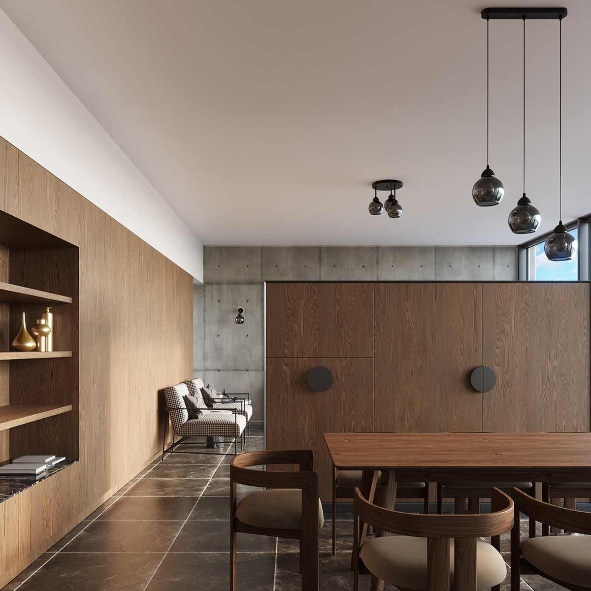 Hanglamp ALINO 1 zwart