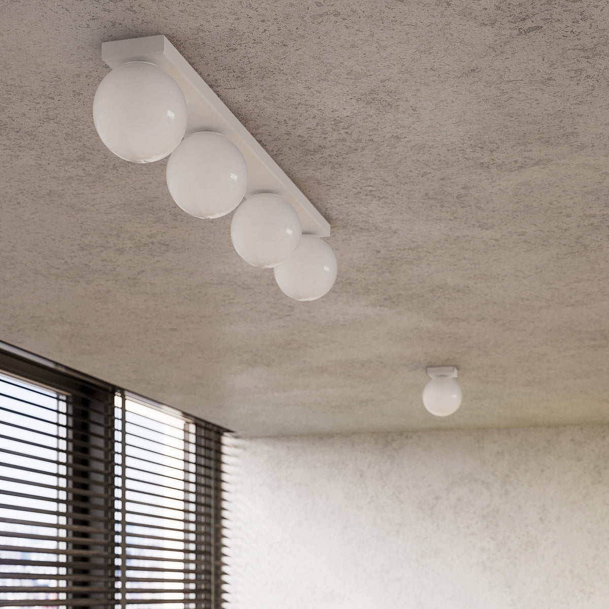 Plafondlamp YOLI 1 wit