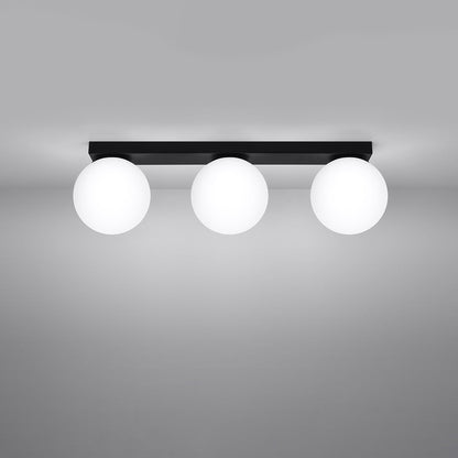 Plafondlamp YOLI 3 zwart