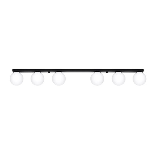 Plafondlamp YOLI 6 zwart